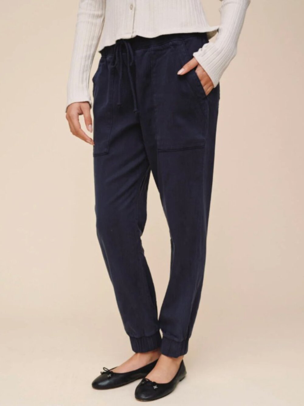 Bella Dahl Pocket Jogger - Navy (Endless Sea) - Size S